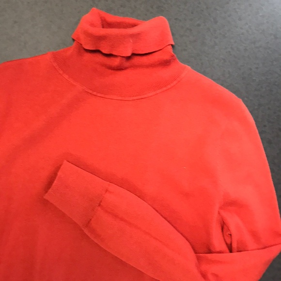 Talbots Tops - Talbots Turtleneck PM pumpkin orange